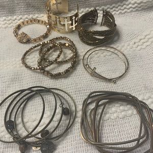 💛🤎Lot of Gold and Bronze Bracelets!!💛🤎